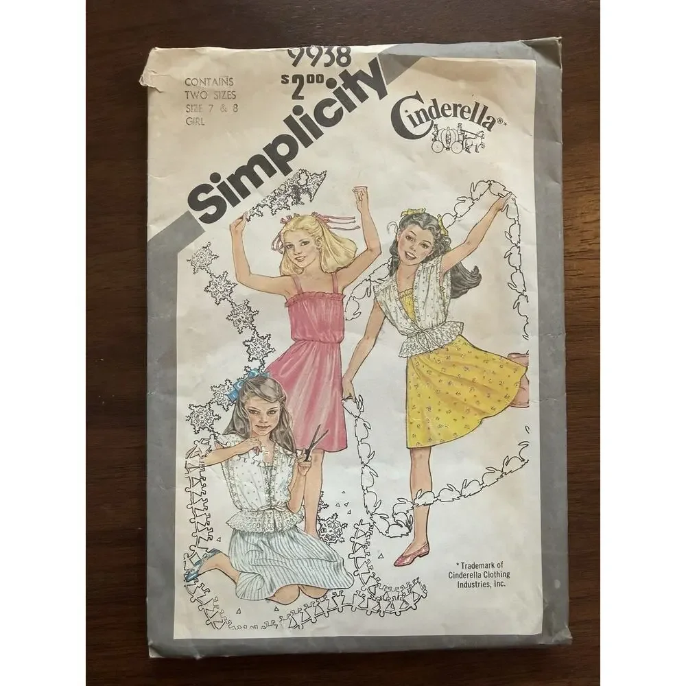 Vintage Sewing Pattern Lot Simplicity McCall’s Butterick Girls Kids 1960s-80s